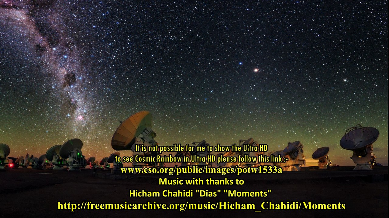 A Cosmic Rainbow in Ultra HD