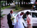 Ślub Kasi i Rafała (cz.1) Wejście do kościoła