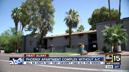 Phoenix apartment complex with A/C