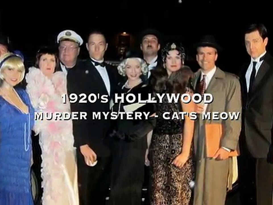 1920's Hollywood Murder Mystery Los Angeles Cat's Meow #DIALM