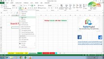 How To Vlookup With Datavalidation In Ms Excel