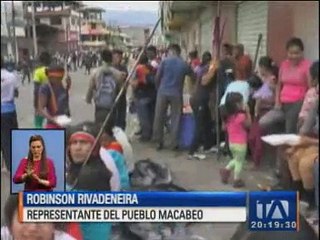 Indígenas y habitantes siguen tomados la Gobernación de Morona Santiago