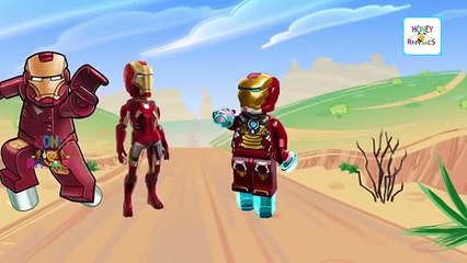 IRON MAN VS HULK Cartoon Finger Family Songs | Finger Family Nursery Rhymes Collection  for Children