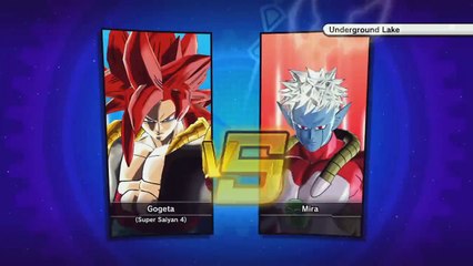 Dragon Ball Xenoverse: SSJ4 Gogeta vs Mira 【PS4 x HD】