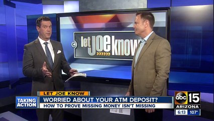 Be careful when depositing money to ATM