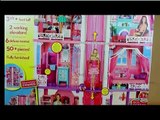 BARBIE DREAMHOUSE Dollhouse Frozen Elsa Anna Dolls Mansion Dollhouse Spiderman Ariel Mike The Merman