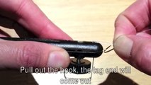 How to tie a spade end hook using Matchman Hook Tyer