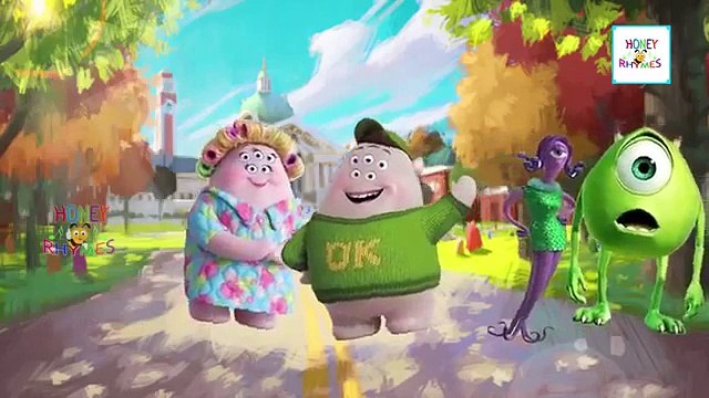 Cartoon Monsters Inc and Jack and The Nevarland Pirates Finger Family Collection Nursery Rhymes