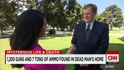 1,200 guns, dead body found in California