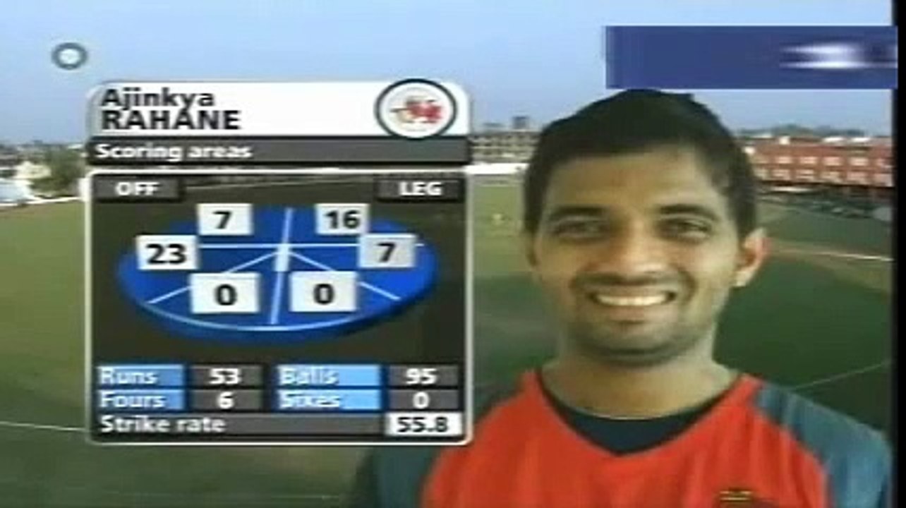Ajinkya Rahane 126 - Mumbai vs Gujarat 2010/2011 Ranji Trophy