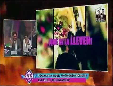 Peluchín llama Amy Winehouse en decadencia a Johanna San Miguel