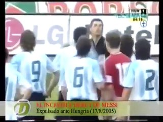 Lionel Messi debutó hace 10 años en la selección argentina (VIDEO)