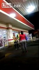 Girl Tases Dude and Gets Knocked Out