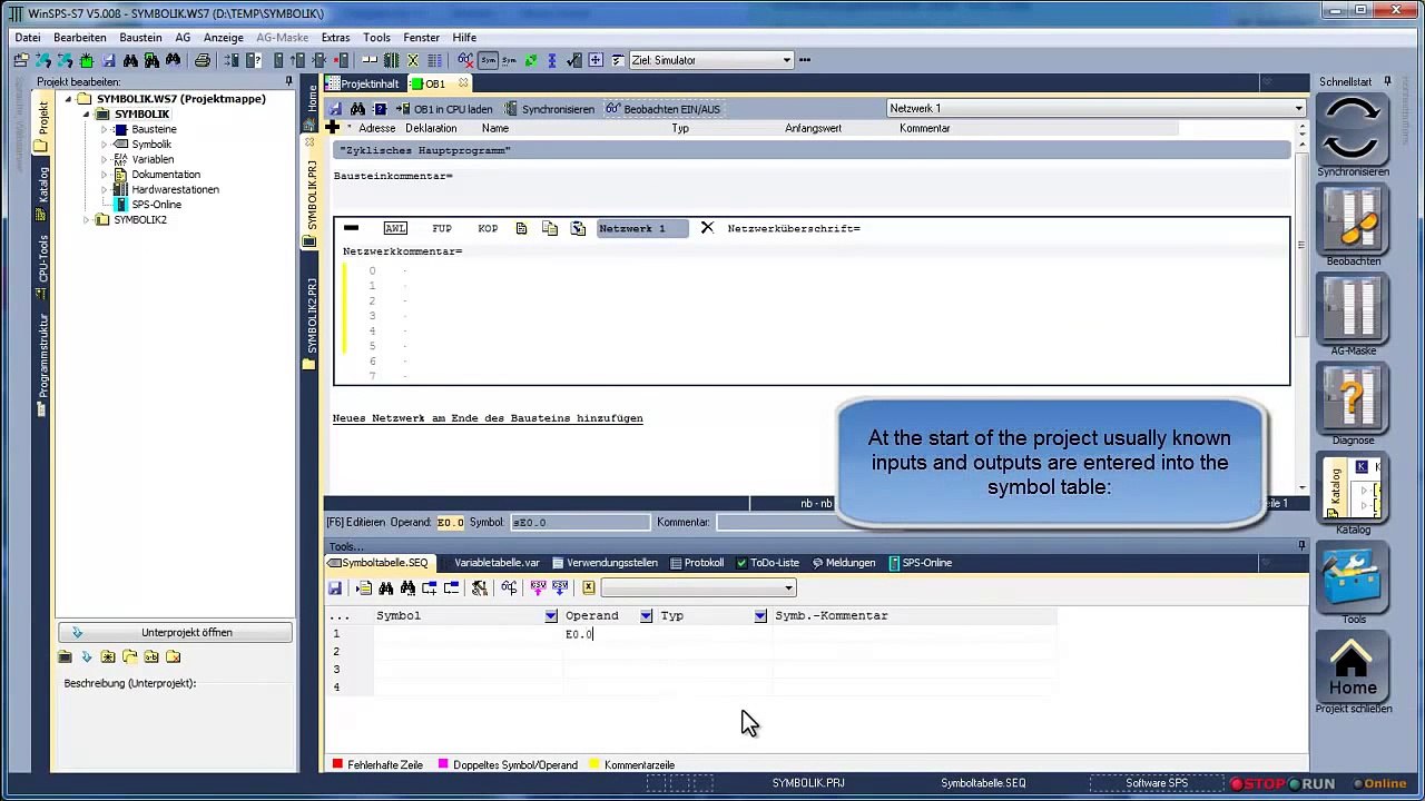 Simatic Step7 Programming with WinPLC7-Overview