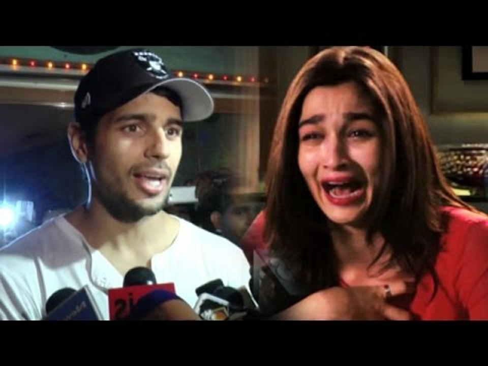 Alia Bhatt Cried Seeing Me Cry In Brothers, Says Siddharth Malhotra