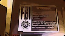 Blue FBI Warning Screens/Gold Walt Disney Home Video (Cartoon Version)