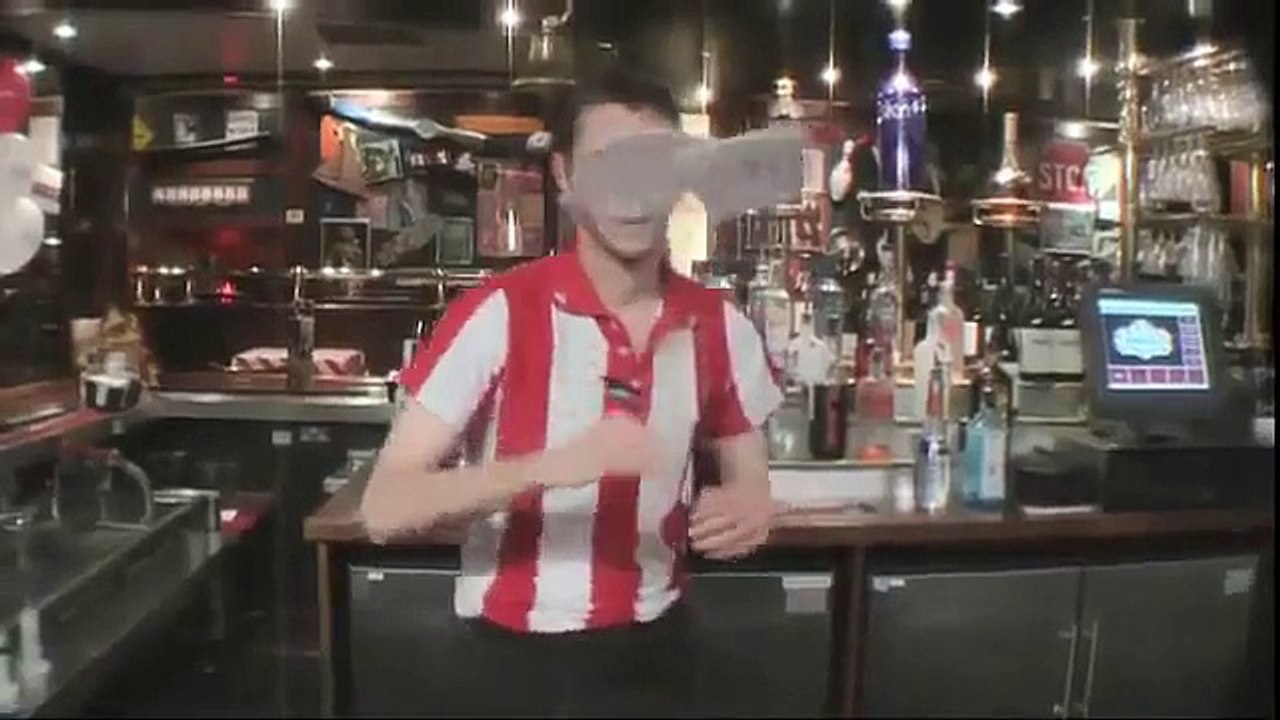 BARMEN AND BARWOMEN OF TGI FRIDAYS BAR , MANCHESTER PRESENT :