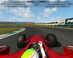 Tải video: [F1 Challenge BG2008] 1:15,896 with a Massa's 2008 Ferrari in Interlagos, Brazil