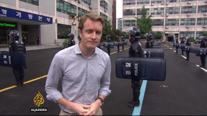 South Korea exports policing tactics