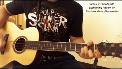 The Weeknd Can't Feel My Face Chords