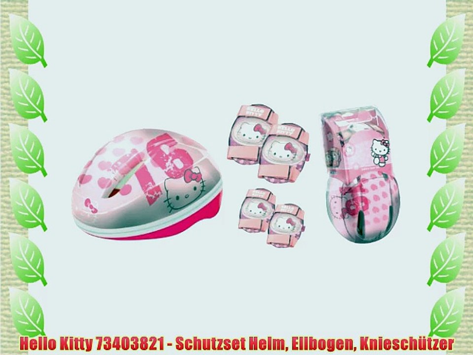 Hello Kitty 73403821 - Schutzset Helm Ellbogen Kniesch?tzer