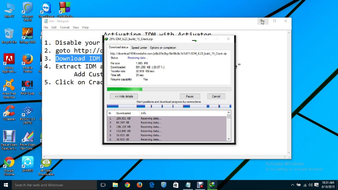 Activating IDM with IDM Activator