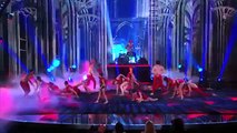 AcroArmy Acrobatic Dancers Perform With Travis Barker Americas Got Talent 2014 Finale