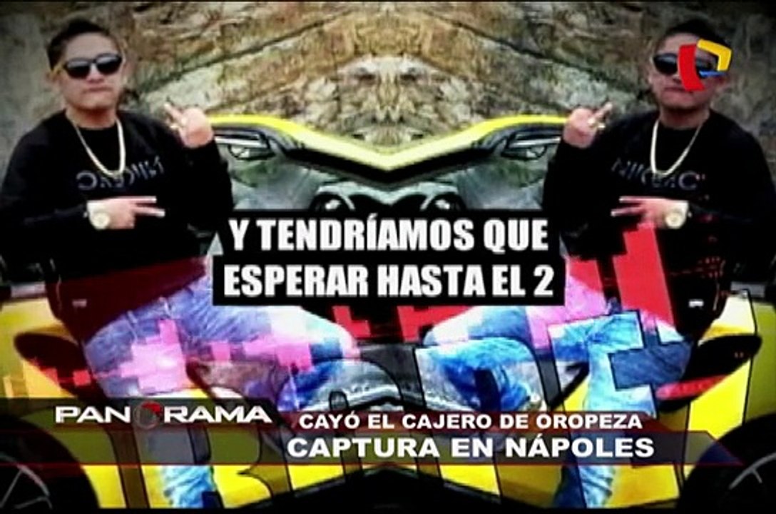 Captura en Nápoles: cayó el cajero de Oropeza
