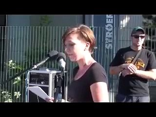 Maria Fank: Mahnwache -- Wieder eine tote Deutsche durch Ausländerhand!