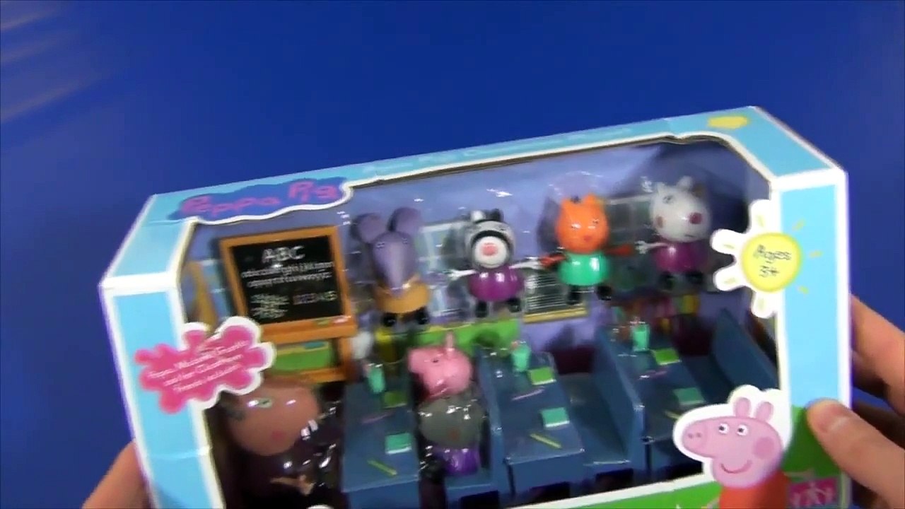 Peppa Pig en français. Jouet Peppa Pig et amis. Madame Gazelle