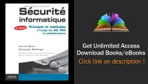 Scurit Informatique Principes Et Mthodes Lusage Des DSI RSSI Et Administrateurs PDF