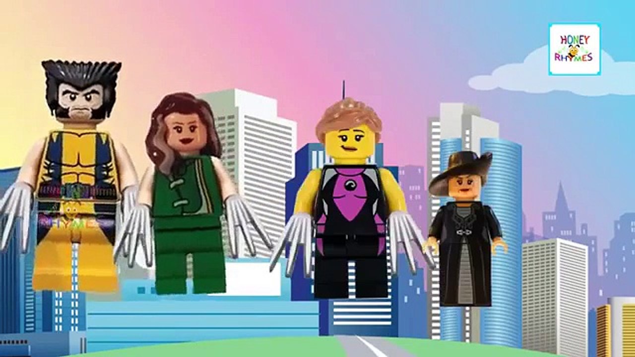 Super Heroes Cartoon Children Nursery Rhymes Collection | Finger Family Cartoon Rhymes Collection