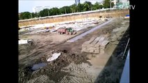 budowa dworca PKS Wrocław trwa nadal lipiec 2015 HD