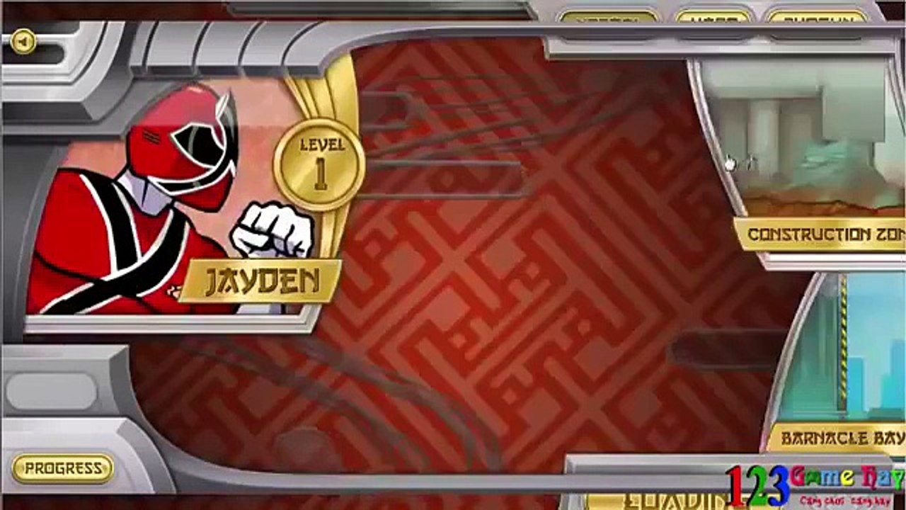Game hoạt hình siêu nhân thần kiếm Chiến đấu khu vực xây dựng