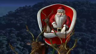 Santa Fly Over Deforestation for Randolph the Green Nosed Reindeer Animated Film