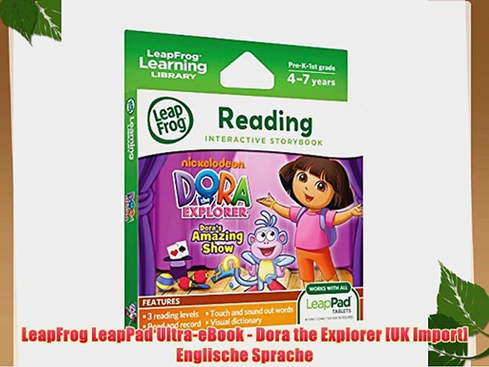 LeapFrog LeapPad Ultra-eBook - Dora the Explorer [UK Import] Englische Sprache