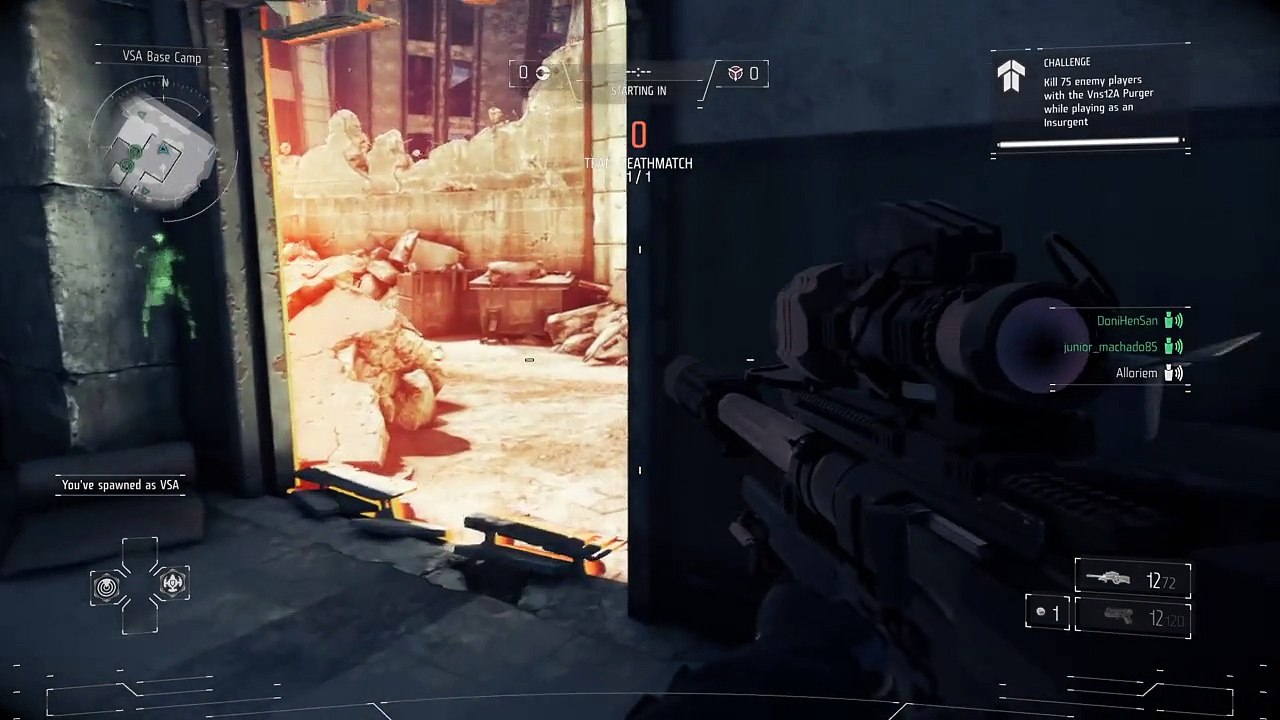 KILLZONE™ SHADOW FALL - 8 kills in 3min 30 sec