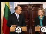 Secretary Clinton Meets With Lithuanian Prime Minister