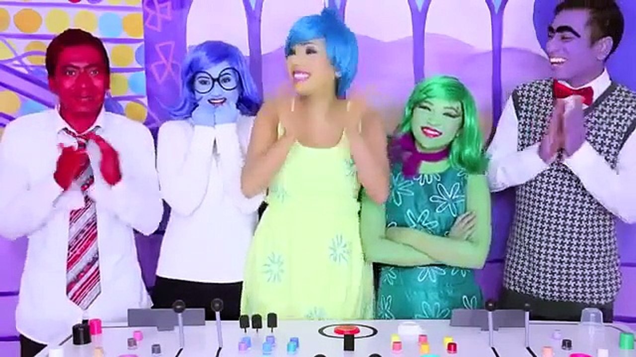 'INSIDE OUT' Make-up Tutorial Disgust, Sadness, Joy, Anger & Fear
