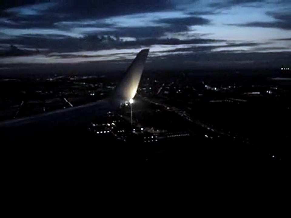 Landing vliegtuig Transavia Rotterdam