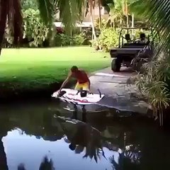 I need this Motorized Surf Board!