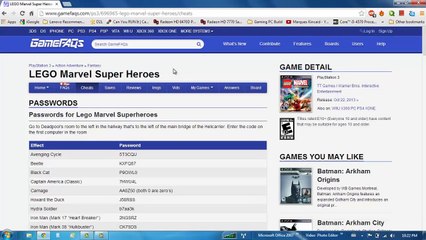 Lego Marvel Superheroes How To Get Cheat Codes Unlockables And Trophies Xbox 360ps3pcps4
