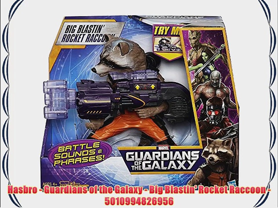 Hasbro - Guardians of the Galaxy - Big Blastin' Rocket Raccoon - 5010994826956
