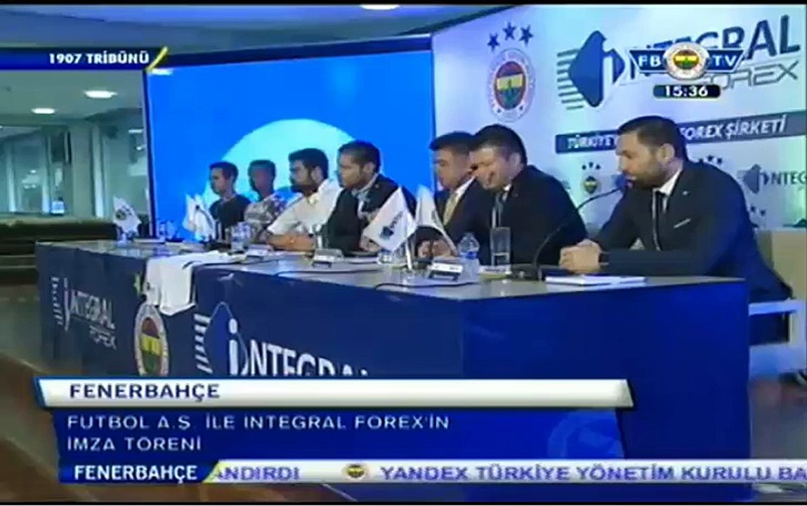 İntegral Forex & Fenerbahçe sponsorluk anlaşması