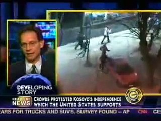 Belgrade Serbia US Embassy Attacked