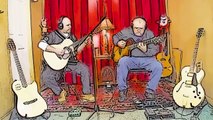 Video to Animation Cartoon Effect Lewis and Klark Guitar Duo