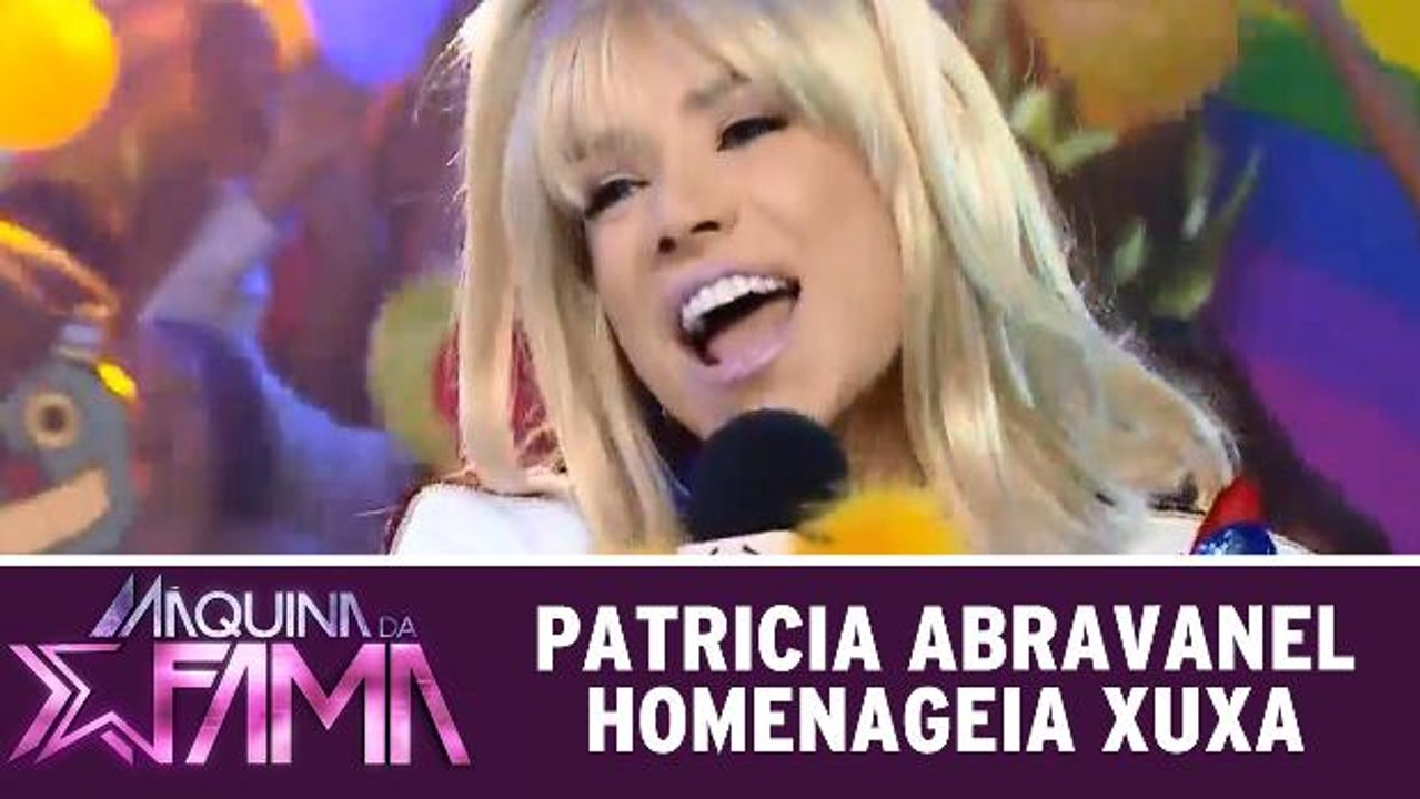 Patricia Abravanel homenageia Xuxa Meneghel