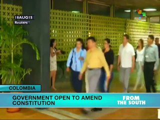 Colombian Government Open to Amending Constitution