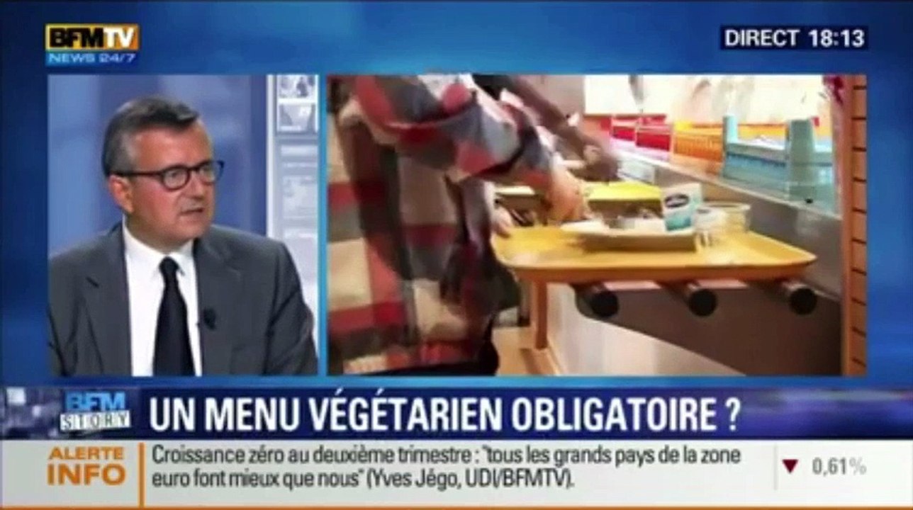 "Les repas végétariens sont un moyen de mettre tout le monde d'accord"