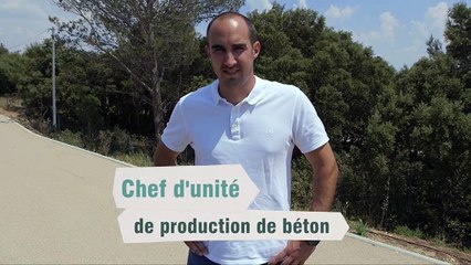Chef d'unité de production de béton - Beau travail